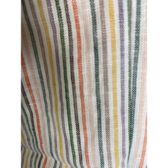 OLIVACEOUS Striped Overall Linen Dress - Picture 6 of 12